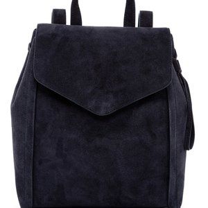 Loeffler Randall | Blue | Suede & Leather Backpack